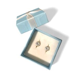 Avon Dream CZ Fancy Dainty Stud Earrings NIB